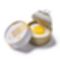 Vanilla Egg Candle