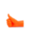 Thumbs Up Candle