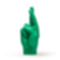 Crossed Fingers Candle