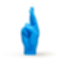 Crossed Fingers Candle