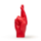 Crossed Fingers Candle